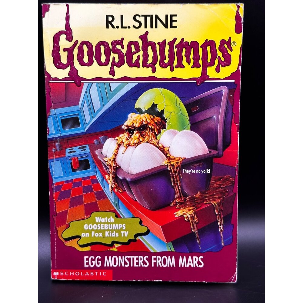 Egg Monsters from Mars Goosebumps Book #42 First Cover Vtg RL Stine